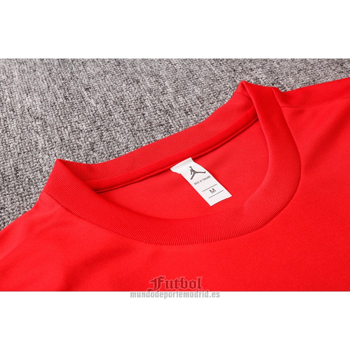 Chandal del Paris Saint-Germain Jordan Manga Corta 2020-2021 Rojo